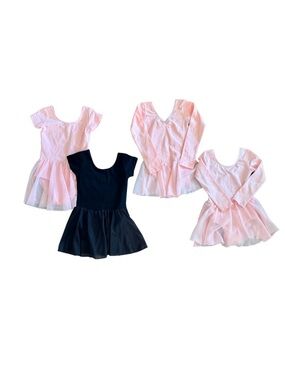 🩰 Bundle 4 Girls Ballet Leotards w/ Skirts 2T NWT Dancewear